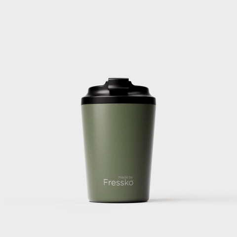 made by Fressko Bino Khaki 8oz Reusable Cup