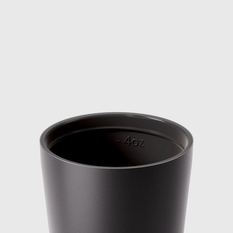 made by Fressko Piccolo Coal 4oz Ceramic Reusable Cup