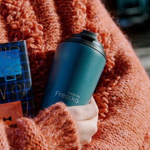 made by Fressko Camino Emerald 12oz Reusable Cup
