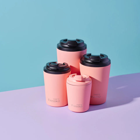 made by Fressko Piccolo Peachy 4oz Reusable Cup