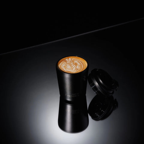 made by Fressko Piccolo Coal 4oz Ceramic Reusable Cup