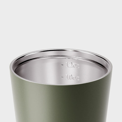 made by Fressko Camino Khaki 12oz Reusable Cup