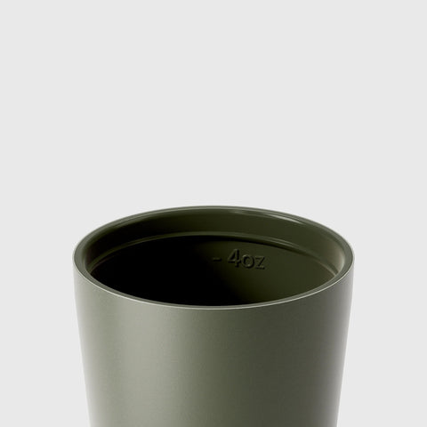 made by Fressko Piccolo Khaki 4oz Ceramic Reusable Cup