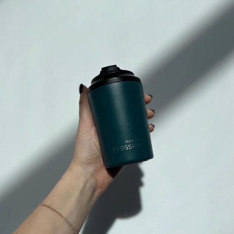 made by Fressko Bino emerald 8oz Reusable Cup