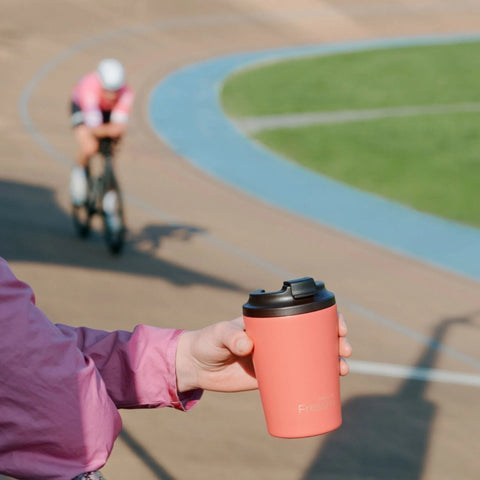 made by Fressko Camino Coral 12oz Reusable Cup