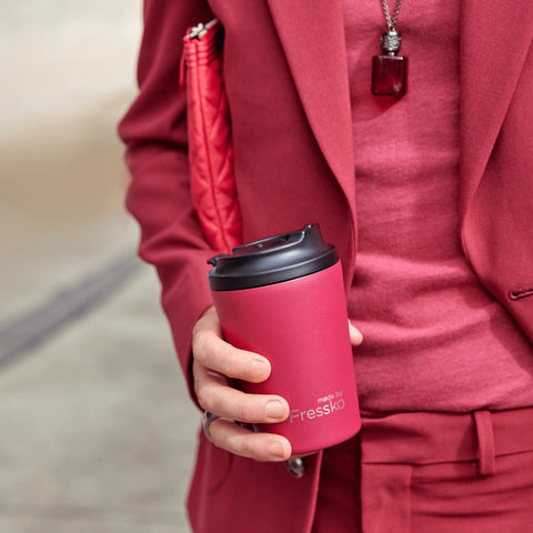 made by Fressko Camino Rouge 12oz Reusable Cup